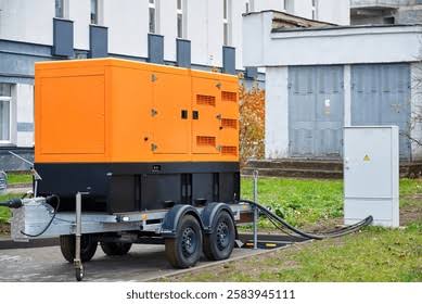 Backup generator installation at construction site Kilifi
